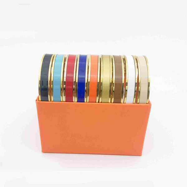 bracelet luxury brand her max fashion 8mm stainless steel bangle charm bracelets women luxury jewelry designer h bangles orange color enamel, Black
bracelet luxury brand her max fashion 8mm stainless steel bangle charm bracelets women luxury jewelry designer h bangles orange color enamel, Black