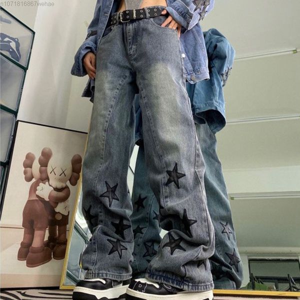 skirts american retro embroid stars washed jeans for women streetwear y2k summer long harem pant slim high waist straight leg pants 230711, Black
skirts american retro embroid stars washed jeans for women streetwear y2k summer long harem pant slim high waist straight leg pants 230711, Black