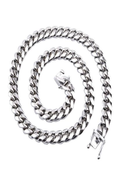10mm heavy necklace stainless steel miami link curb cuban chain mens necklace male party jewelry accessories stylish beautiful7399663, Silver
10mm heavy necklace stainless steel miami link curb cuban chain mens necklace male party jewelry accessories stylish beautiful7399663, Silver