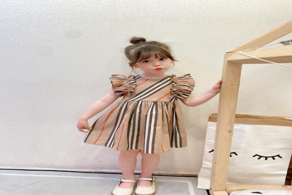 designer children plaid fly sleeve dresses girls ruffle lattice pleated dress summer kids cotton clothing a63909295654, Red;yellow
designer children plaid fly sleeve dresses girls ruffle lattice pleated dress summer kids cotton clothing a63909295654, Red;yellow