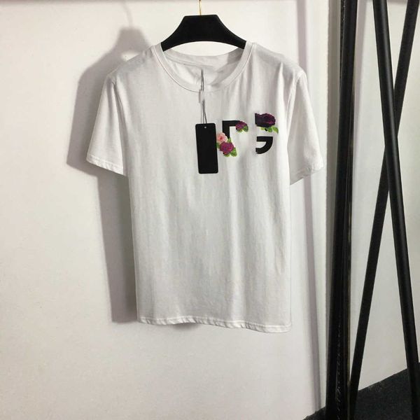 23ss tee womens t-shirt womens designer clothing fashion leisure rose blossom printing letter printing short sleeve round neck t-shirt women, White
23ss tee womens t-shirt womens designer clothing fashion leisure rose blossom printing letter printing short sleeve round neck t-shirt women, White