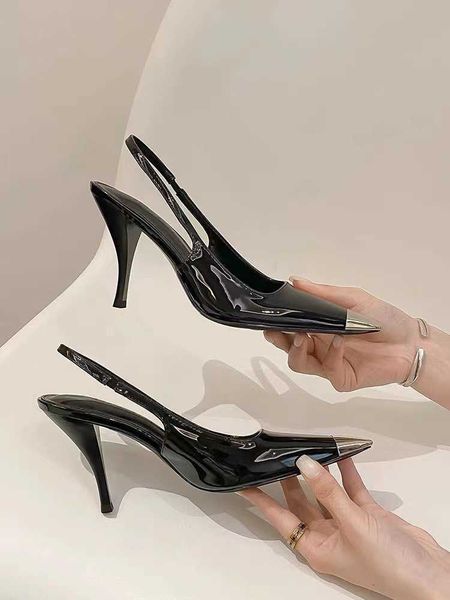 lady sandals pointed women's high heels shoes black patent leather single thin plain colorful english rose same 230626
lady sandals pointed women's high heels shoes black patent leather single thin plain colorful english rose same 230626