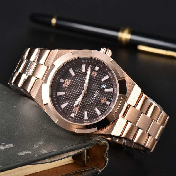 wristwatches for men 2023 new mens watches three stitches quartz watch luxury brand designer clock with calendar function steel belt fashion, Slivery;brown
wristwatches for men 2023 new mens watches three stitches quartz watch luxury brand designer clock with calendar function steel belt fashion, Slivery;brown