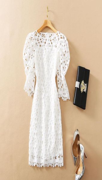 european and american women039s clothing 2021 the new spring puff sleeves sevenpart sleeves hollowed out fashion white dress4758092, Black;gray
european and american women039s clothing 2021 the new spring puff sleeves sevenpart sleeves hollowed out fashion white dress4758092, Black;gray