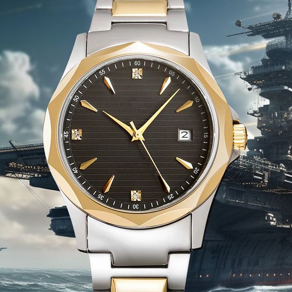 mens automatic watch 40mm mechanical movement watchs business fashion designer waterproof montre luxes casual versatile styles, Slivery;brown
mens automatic watch 40mm mechanical movement watchs business fashion designer waterproof montre luxes casual versatile styles, Slivery;brown