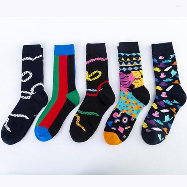 men039s socks peonfly 5pairslot funny combed cotton men happy colorful multi rope hat pattern long tube skateboard casual3299890, Black
men039s socks peonfly 5pairslot funny combed cotton men happy colorful multi rope hat pattern long tube skateboard casual3299890, Black