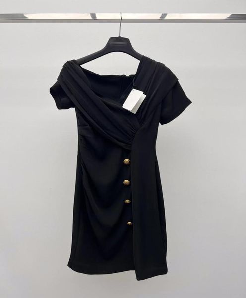 milan runway dress 2023 new spring summer v neck short sleeve panelled designer dresses brand same style dress 0217025611244, Black
milan runway dress 2023 new spring summer v neck short sleeve panelled designer dresses brand same style dress 0217025611244, Black