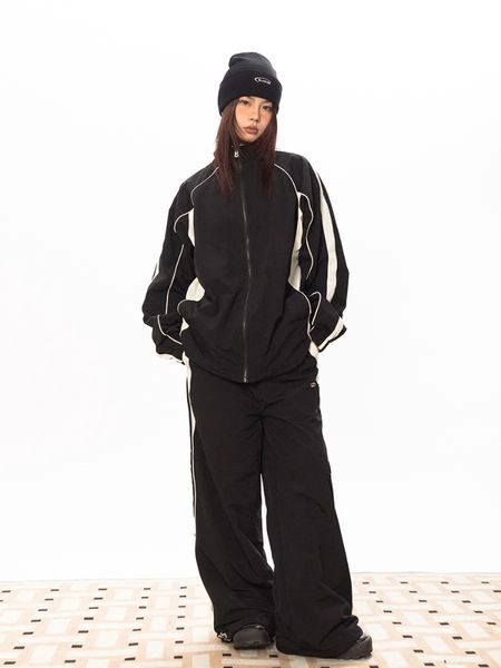 women's two piece pants houzhou vintage y2k black pants set women joggers sweatpants techwear hip hop tracksuit oversize zipper jackets, White
women's two piece pants houzhou vintage y2k black pants set women joggers sweatpants techwear hip hop tracksuit oversize zipper jackets, White