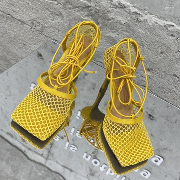 sandals 2023 mesh high heel pumps yellow female square toe stiletto cross tied lace up hollow out breathable dress, Black
sandals 2023 mesh high heel pumps yellow female square toe stiletto cross tied lace up hollow out breathable dress, Black