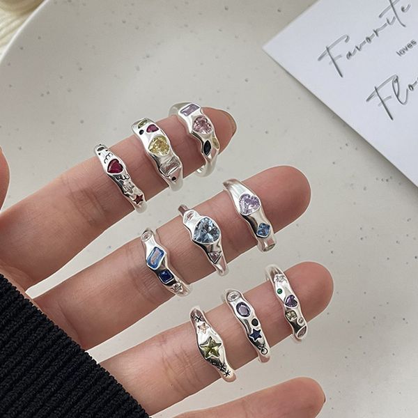 wedding rings fine fashion jewelry for woman zircon heart inlay girl birthday gifts opening resizable engagement 230710, Slivery;golden
wedding rings fine fashion jewelry for woman zircon heart inlay girl birthday gifts opening resizable engagement 230710, Slivery;golden