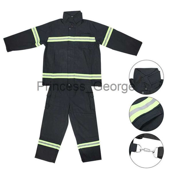others apparel fire equipment flame retardant fireproof heatproof firemen protective clothing reflective coat trousers fire resistant clothe, Black;white
others apparel fire equipment flame retardant fireproof heatproof firemen protective clothing reflective coat trousers fire resistant clothe, Black;white