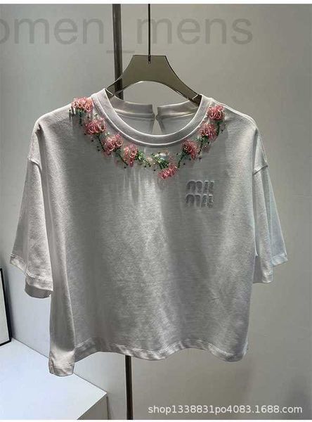 women's hoodies & sweatshirts designer 2022 summer new handmade beaded neckline flower design loose short t-shirt sleeve 0exo, Black
women's hoodies & sweatshirts designer 2022 summer new handmade beaded neckline flower design loose short t-shirt sleeve 0exo, Black