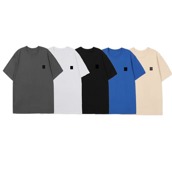 men's t-shirts trendy stone four-way island short sleeve t-shirt upper island embroidery loose round collar couple bottom shirt men, White;black
men's t-shirts trendy stone four-way island short sleeve t-shirt upper island embroidery loose round collar couple bottom shirt men, White;black
