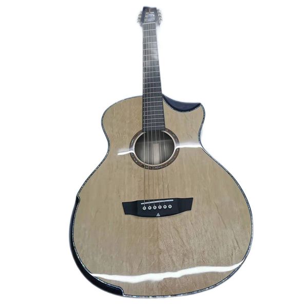 2023 40 "ga half missing angle all solid wood black refers to acoustic acoustic guitar
2023 40 "ga half missing angle all solid wood black refers to acoustic acoustic guitar