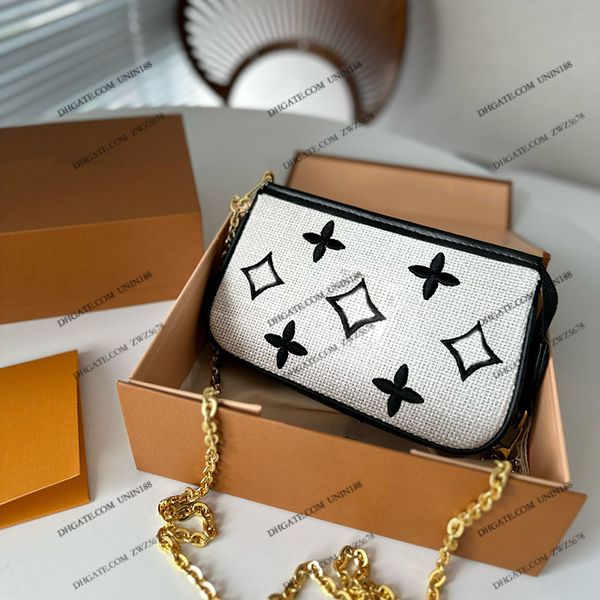 23ss women luxurys designer totes bags handbag ladies handbags summer straw flowers with original gold metal messenger bag pouch purse 19cm
23ss women luxurys designer totes bags handbag ladies handbags summer straw flowers with original gold metal messenger bag pouch purse 19cm