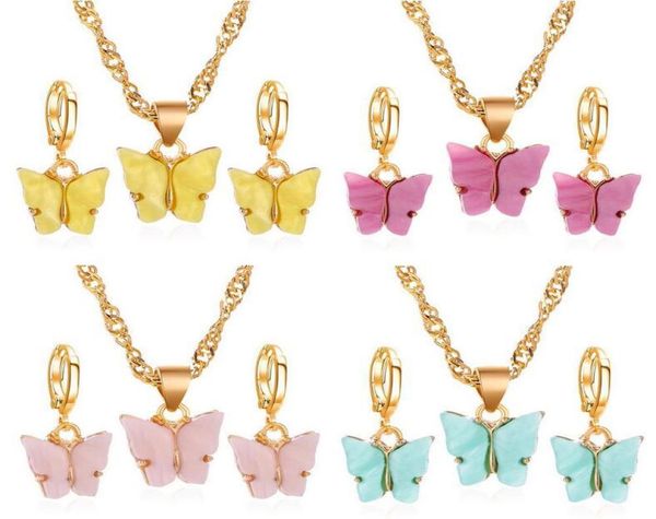 butterfly pendant necklaces and earrings set for women girls fashion pink gold necklace elegant choker fashion sweet jewelry gift1446082, Silver
butterfly pendant necklaces and earrings set for women girls fashion pink gold necklace elegant choker fashion sweet jewelry gift1446082, Silver