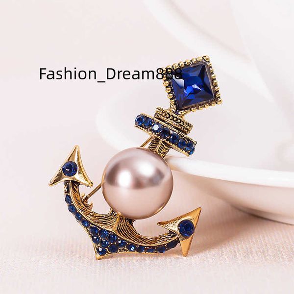 fashion jewelry big pearl anchor brooches lapel pin crystal cz cross boat anchor brooch for women men, Gray
fashion jewelry big pearl anchor brooches lapel pin crystal cz cross boat anchor brooch for women men, Gray