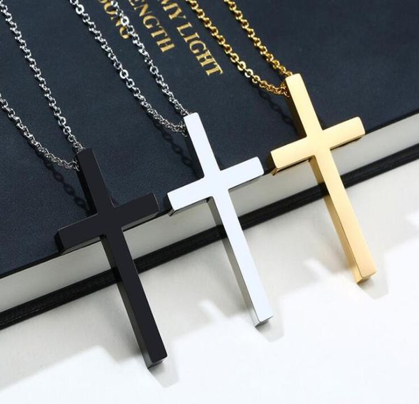 n237 choose color stainless steel cool mens shiny cross pendant necklace chain silver color gold black for friend gifts 240398936090
n237 choose color stainless steel cool mens shiny cross pendant necklace chain silver color gold black for friend gifts 240398936090