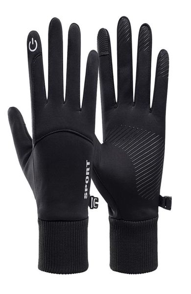 men winter waterproof cycling gloves outdoor sports running motorcycle ski touch screen fleece gloves nonslip warm full fingers2574900, Black
men winter waterproof cycling gloves outdoor sports running motorcycle ski touch screen fleece gloves nonslip warm full fingers2574900, Black