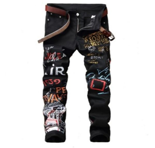 men039s jeans fashion printed men graffiti streetwear harajuku hip hop denim pants black white elastic slim pencil trousers mal3405408, Blue
men039s jeans fashion printed men graffiti streetwear harajuku hip hop denim pants black white elastic slim pencil trousers mal3405408, Blue