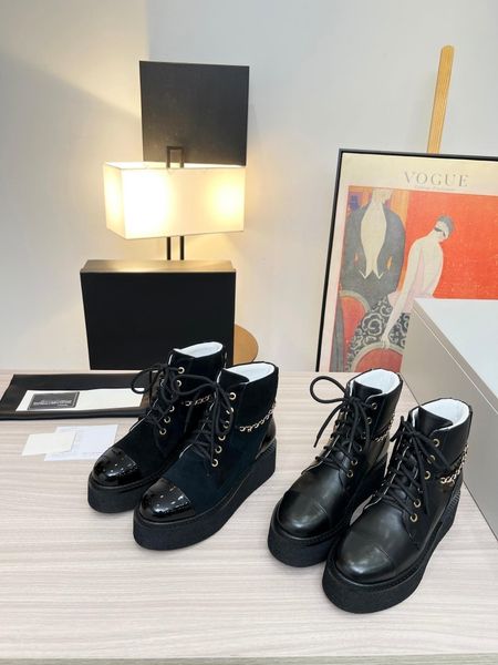 women boots designer high heels ankle boot 4.5cm real shoes fashion winter fall cowboy leather quilted lace-up winter shoe rubber lug sole 3, Black
women boots designer high heels ankle boot 4.5cm real shoes fashion winter fall cowboy leather quilted lace-up winter shoe rubber lug sole 3, Black