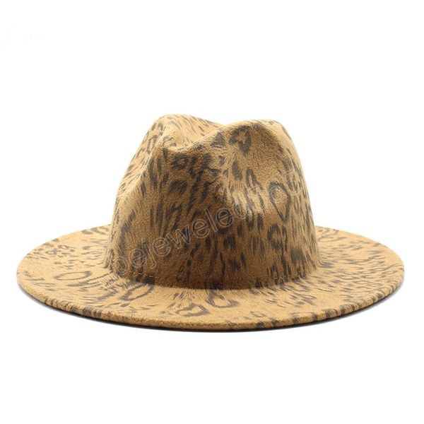 white leopard wool jazz hat autumn winter women men felt wide brim hats trilby ladies vintage wool panama fedoras cap, Blue;gray
white leopard wool jazz hat autumn winter women men felt wide brim hats trilby ladies vintage wool panama fedoras cap, Blue;gray