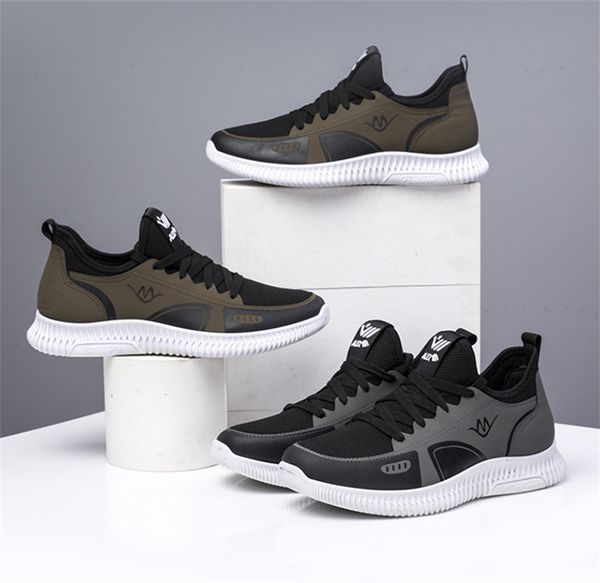 men's spring new running shoes fashion korean version of air-woven breathable casual shoes light and comfortable sports shoes men', Black
men's spring new running shoes fashion korean version of air-woven breathable casual shoes light and comfortable sports shoes men', Black