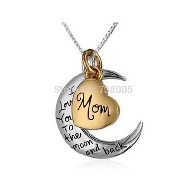2015 fashion i love you to the moon and back necklacetwo pieces pendant moon mom necklace mother day gift whole jewelry7034069, Silver
2015 fashion i love you to the moon and back necklacetwo pieces pendant moon mom necklace mother day gift whole jewelry7034069, Silver