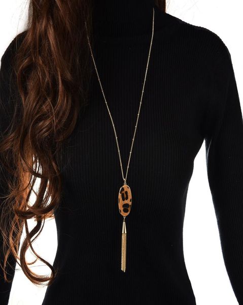 geometric shape leopard tassel pendant long necklace women039s beaded necklace sweater chain knitted sweater tassel necklace1171199, Silver
geometric shape leopard tassel pendant long necklace women039s beaded necklace sweater chain knitted sweater tassel necklace1171199, Silver