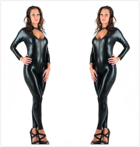 5xl plus size novelty women black faux leather latex catsuit zipper front jumpsuit fancy dress fetish erotic body suit pu8191601
5xl plus size novelty women black faux leather latex catsuit zipper front jumpsuit fancy dress fetish erotic body suit pu8191601