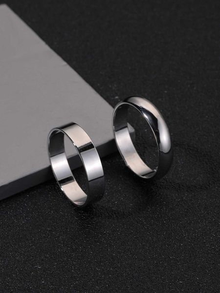 fashionable and popular 2pcs men minimalist ring copper for jewelry gift and for a stylish look, Silver
fashionable and popular 2pcs men minimalist ring copper for jewelry gift and for a stylish look, Silver