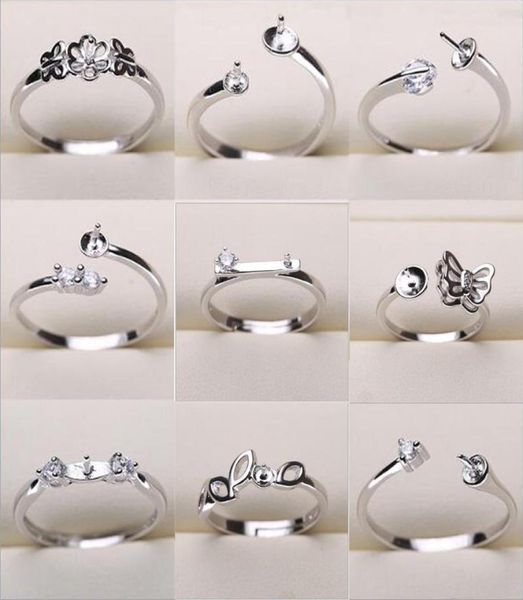 pearl ring settings 925 sliver rings for women 20 styles mix diy rings adjustable size jewelry settings christmas gift statement j7795036, Slivery;crystal
pearl ring settings 925 sliver rings for women 20 styles mix diy rings adjustable size jewelry settings christmas gift statement j7795036, Slivery;crystal