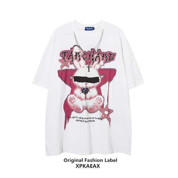 stussys men's t-shirts trendy rabbit print vintage hip hop loose t-shirt for men and women's versatile short sleeve ins, White;black
stussys men's t-shirts trendy rabbit print vintage hip hop loose t-shirt for men and women's versatile short sleeve ins, White;black