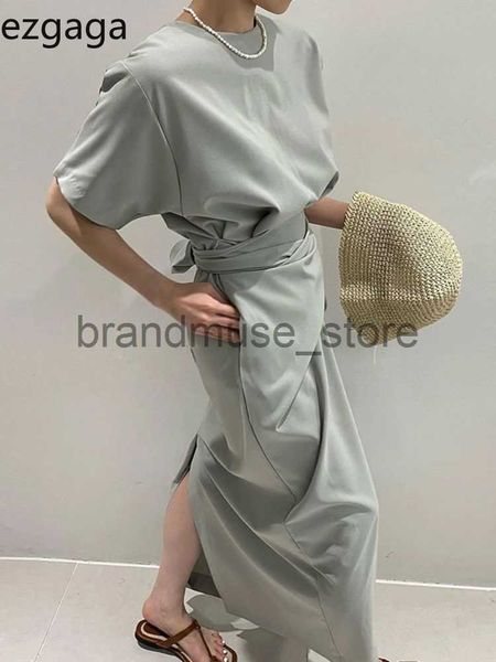 basic casual dresses ezgaga woman dress split bandage pockets short sleeve irregular summer korean chic vintage office lady dresses solid fa, Black;gray
basic casual dresses ezgaga woman dress split bandage pockets short sleeve irregular summer korean chic vintage office lady dresses solid fa, Black;gray