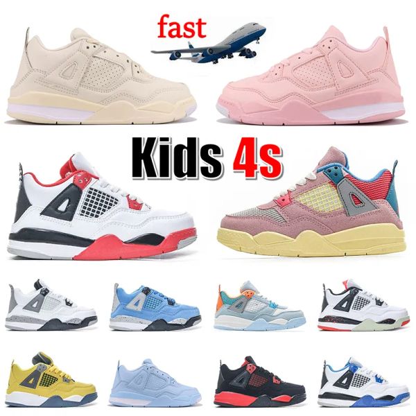authentic 4s basketball shoes kids toddlers jumpman 4 sneakers sail pink fire red union guava ice university blue thunder youth infants trai, Black
authentic 4s basketball shoes kids toddlers jumpman 4 sneakers sail pink fire red union guava ice university blue thunder youth infants trai, Black