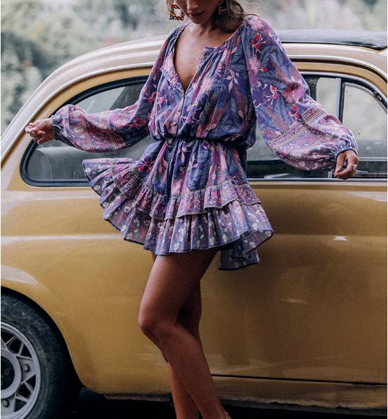 basic casual dresses happy queens women's purple print button v-neck bohemian mini dress women's long sleeve elastic waist rayon b, Black;gray
basic casual dresses happy queens women's purple print button v-neck bohemian mini dress women's long sleeve elastic waist rayon b, Black;gray