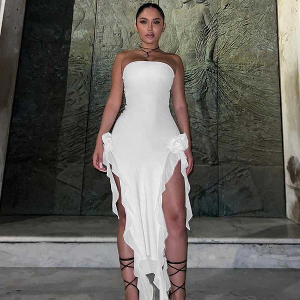 urban dresses women tube midi dress mesh patchwork ruffle appliques side slit bodycon streetwear party elegant birthday y2k l230711, White;black
urban dresses women tube midi dress mesh patchwork ruffle appliques side slit bodycon streetwear party elegant birthday y2k l230711, White;black