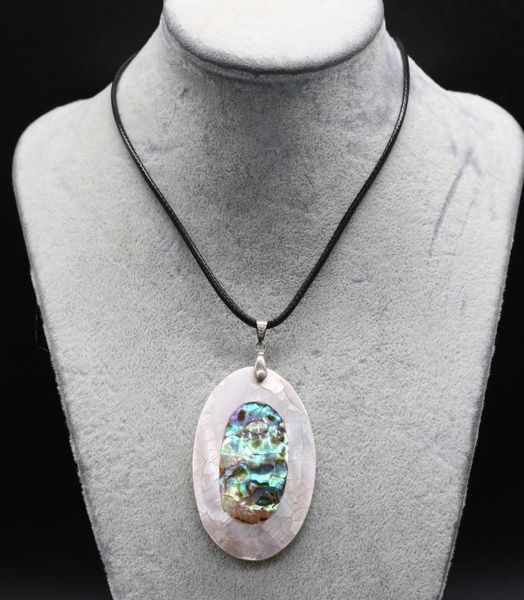 customizable necklace natural mother of pearl abalone shell pendant necklace egg shape jewelry leather rope chain ethnic style cha6524347, Silver
customizable necklace natural mother of pearl abalone shell pendant necklace egg shape jewelry leather rope chain ethnic style cha6524347, Silver