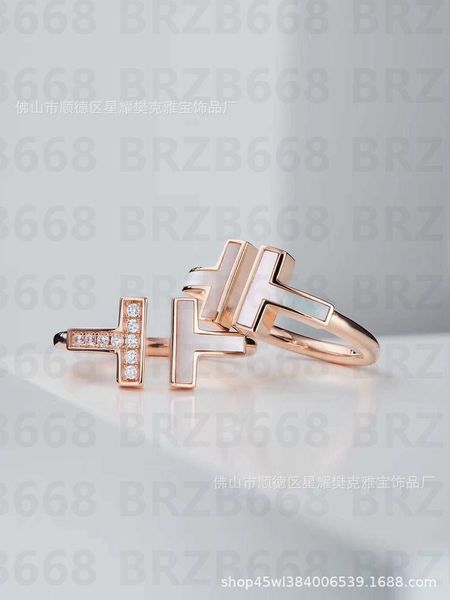 original new tiffay s925 sterling silver high edition double t white beimu opening female ring v gold fashion live broadcast
original new tiffay s925 sterling silver high edition double t white beimu opening female ring v gold fashion live broadcast
