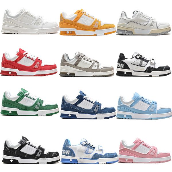 trainer mens womens sports shoes running shoe designer denim canvas shoes embroidered print monograms embossed cowhide sneakers 35-45
trainer mens womens sports shoes running shoe designer denim canvas shoes embroidered print monograms embossed cowhide sneakers 35-45