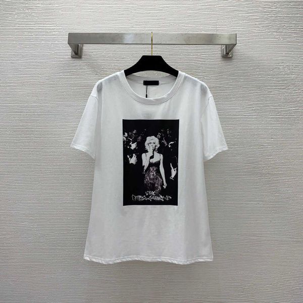 23ss tee womens t-shirt womens designer clothing fashion personalized print letter loose casual versatile short sleeve t-shirt women clothes, White
23ss tee womens t-shirt womens designer clothing fashion personalized print letter loose casual versatile short sleeve t-shirt women clothes, White