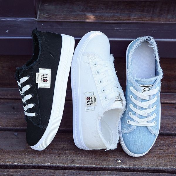 dress shoes canvas shoe's breathable white sneaker non slip casual flat socofy loafers zapatillas muje 230710, Black
dress shoes canvas shoe's breathable white sneaker non slip casual flat socofy loafers zapatillas muje 230710, Black