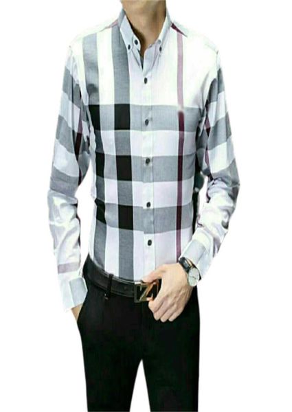 mens dress casual shirts luxury highend slim silk tshirt long sleeve casual business clothing plaid brand 071573047, White;black
mens dress casual shirts luxury highend slim silk tshirt long sleeve casual business clothing plaid brand 071573047, White;black
