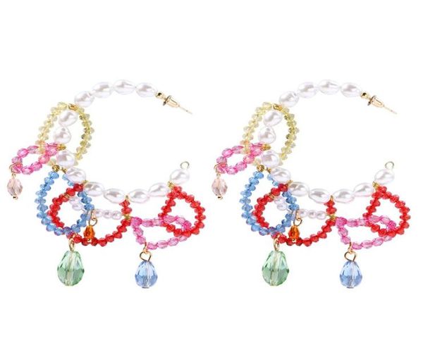 hoop earrings with multicoloured faux pearl for women bohemian acrylic beaded cshaped earrings fashion jewelry7638280, Golden;silver
hoop earrings with multicoloured faux pearl for women bohemian acrylic beaded cshaped earrings fashion jewelry7638280, Golden;silver