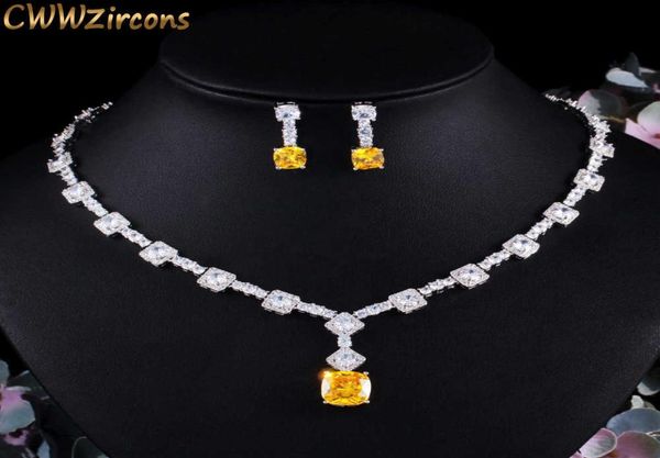 gorgeous square drop yellow cubic zircon party necklace jewlery set for women wedding bridal costume accessories t504 2107146939369, Silver
gorgeous square drop yellow cubic zircon party necklace jewlery set for women wedding bridal costume accessories t504 2107146939369, Silver