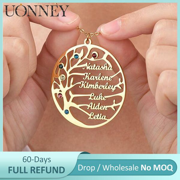 pendant necklaces uonney drop tree of life name birthstone necklace personalized metal nameplate pendant silver christmas gift women chain 2
pendant necklaces uonney drop tree of life name birthstone necklace personalized metal nameplate pendant silver christmas gift women chain 2