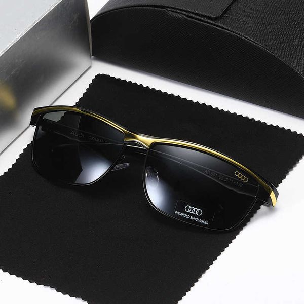 

Fashion Audi top sunglasses 2023 New Men's High Definition Polarized Sunglasses Toad Driving Glasses Tide 551 with logo box