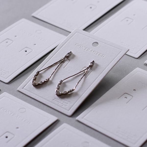 jewelry boxes 50pcs lot 500gsm luxury eco friendly paper white cardboard stock earring display card tags price label wholesale 230710, Black;white
jewelry boxes 50pcs lot 500gsm luxury eco friendly paper white cardboard stock earring display card tags price label wholesale 230710, Black;white