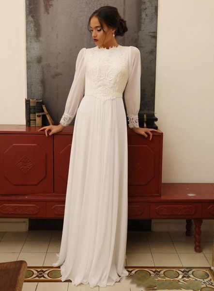 vintage design wedding dresses long puffy sleeves high neck appliques lace chiffon floor length bridal gowns custom size9267608, White
vintage design wedding dresses long puffy sleeves high neck appliques lace chiffon floor length bridal gowns custom size9267608, White
