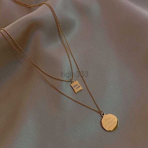steel necklace titanium for women with a high-end design sense, light luxury and niche gold neckchain accessories, the new popular clavicle, Silver
steel necklace titanium for women with a high-end design sense, light luxury and niche gold neckchain accessories, the new popular clavicle, Silver